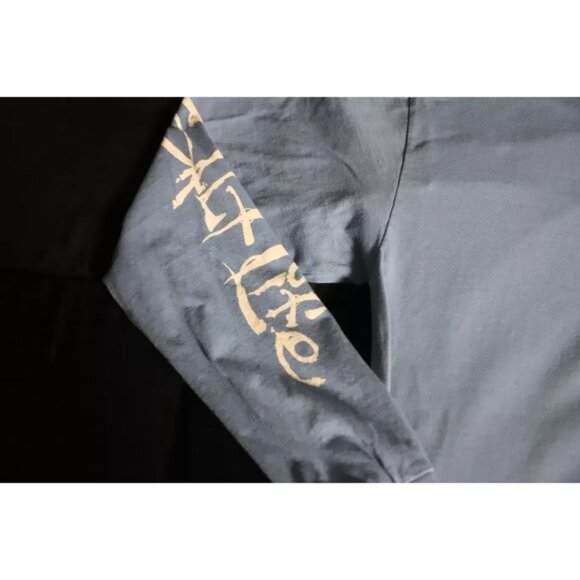 Salt Life Live Salty Pullover Sweatshirt Men S Blue Spell Out LogoGraphic Cotton - Picture 3 of 9